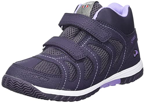 Viking Cascade Mid III GTX Sport Shoes, Mid Grey/Violet, 28