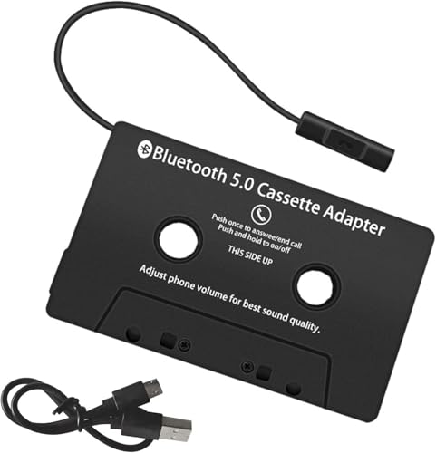 ZHITING Kassetten Adapter für Autoradio,KFZ-Kassettenadapter,Auto-Audio-Kassette auf AUX-Adapter,Geeignet für Autoradio