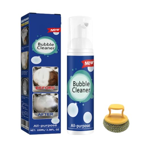 Kolibrin-Official Reiniger, Schäumender Schwerölfleckenreiniger, Bubble Cleanser Für Haushalt Multi-oberflächen-Reiniger, For Removing Stains from Kitchen and Household Items (1, 100ml)