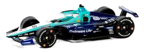 Greenlight 11600 2024 NTT IndyCar Series - #28 Marcus Ericsson/Andretti Autosport, Delaware Life Indy 500 Druckguss im Maßstab 1:64