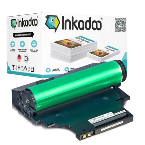 Inkadoo Bildtrommel für Samsung CLT-R406 /See CLX-3305 Series CLP-365 Xpress C 460 FW Xpress SL-C 430 W CLP-360 CLX-3300 Xpress C 400 Series Xpress SL-C 400 Series - 16.000 Seiten Trommel Bildeinheit