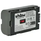 vhbw 1x Akku kompatibel mit Panasonic NV-GS3, NV-GS5, NV-GS7, NV-GS8, NV-GS11, NV-GS15, NV-GX7 Videokamera Camcorder (900mAh, 7,2V, Li-Ion)