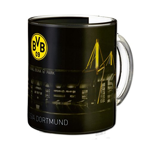 Borussia Dortmund BVB-Zauberglas,0.3 liters, 1 Stück (1er Pack), Schwarz