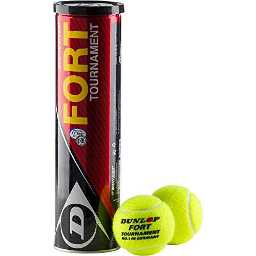 Dunlop Tennisbälle Fort Tournament, Gelb, One Size, 601202