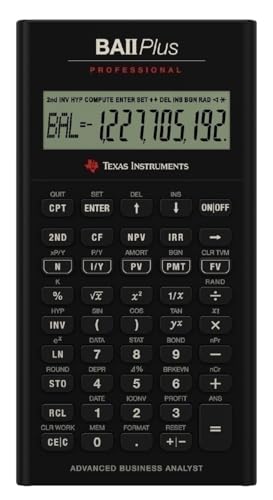 Texas Instruments BA II Plus Professional Finanzrechner