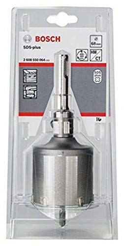 Bosch Accessories 2608550064 Hohlbohrkronen SDS plus-9 Set 3-teilig, Grau, 68 mm