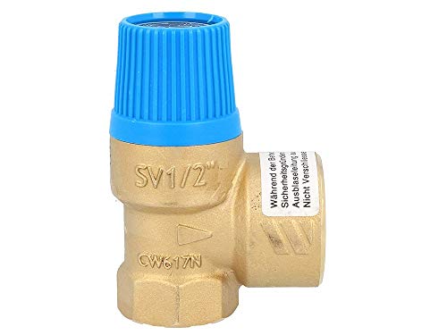 Watts 0216106 Membran 1/2", 6 Bar Sicherheitsventil, Blau