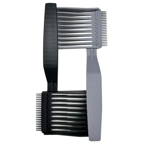 XINSUO® Barber kamm für männer,Barber Fade Kamm,barber fade combs,Gebogener Positionierkamm für Männer,professioneller Haarschneidekamm,speziell für men's hairstyle and developed sideburns(2 Stücke)