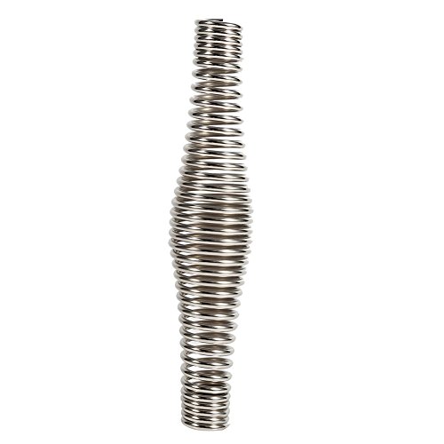 Fdit Spring Herd Griff, BBQ Pit Zubehör Grill 10,9 cm/14 cm Edelstahl Griff Springs Holz Ofen Herd Raucher 14cm