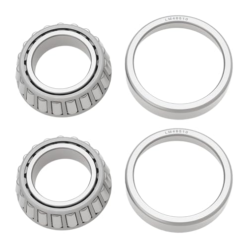 VGOL 2Sets LM48548 LM48510 Rad Kegelrollenlager Rollenlager Kegel Geeignet für Automobil Auto Und Anhänger Achsen Splitter