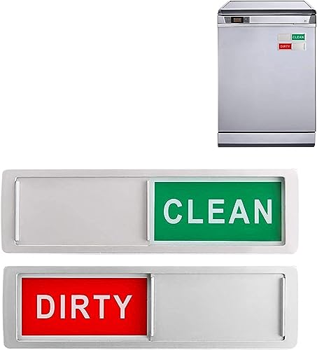 Geschirrspüler Magnet-Schild, Sauber/Schmutzig Zeichen, Clean/Dirty Sign, Dishwasher Magnet Spülmaschine Magnet Indicator Geschirrspüler Küchenzubehör Leicht zu lesen und zu verschieben