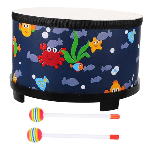 Toyvian 1 Set Bodentrommel Spielzeug Musikspielzeug Musikinstrument Kinder Snare Drum Kinder Geschenk Schlaginstrumente Kinder Trommelstock Kleinkind Percussion Spielzeug Snare