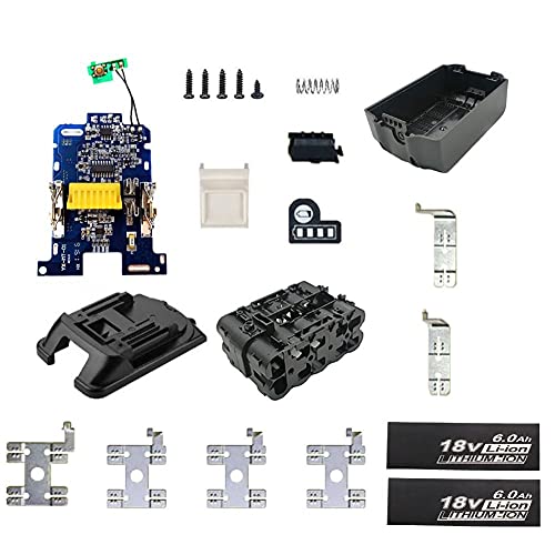 Whisverse Kunststoff GehäUse Schutz Platine PCB für 18V Batterie BL1840 BL1850 BL1830 BL1860B 400