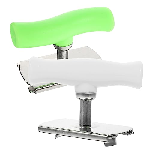 TOPPERFUN 2Stücke Multifunktionaler Küchenglas Deckelöffner Tragbarer Dosenöffner Für Müheloses Öffnen Von Gläsern Und Flaschen Und Weißer Öffner
