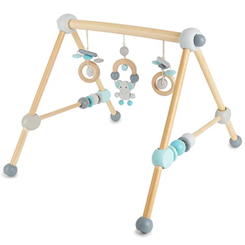 Bieco Spielbogen Baby | Montessori Spielbogen | Spielebogen Babies Holz Wickeltisch | Holzbogen Baby Spieletrapez Babies Holz Baby Gym Holz Holzspielbogen Baby Spielbogen Holz Baby Spielebogen Weich