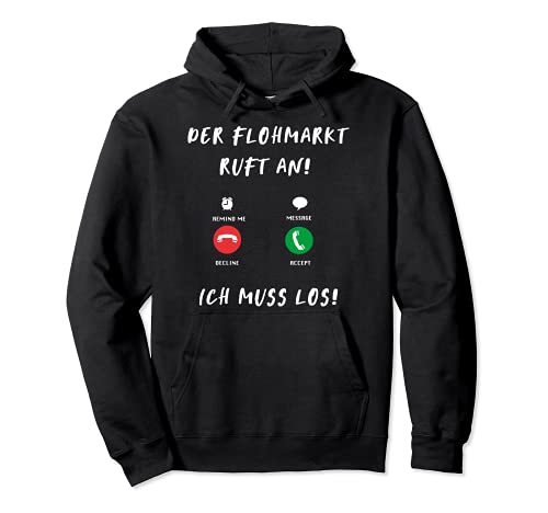 Flohmarkt Trödelmarkt Flohmarkthändler Lustig Pullover Hoodie