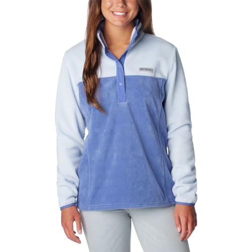 Columbia Damen 1/2 Benton Springs Half Snap Pullover, Eve/Whisper, Large