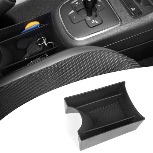 DBREAKS Mittelkonsole Aufbewahrungsbox, Mittelarmlehne Handbremse Organizer, Tray Handschuhfach Armlehne, Mittelkonsole Storage Box Console Organizer, Kompatibel mit VW UP/Seat MII/Skoda Citigo