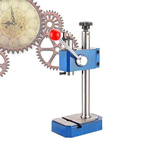 ZhiLianZhao Manuelle Presse Locher Stempel, Gusseisen Manuell Dornpresse, Rost und Korrosionsbeständigkeit, Verdickter Boden, Rutschfester Griff, für Nieten, Stanzen von Löchern,B