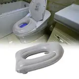 Aufblasbares Toilettensitzkissen, Erhöhtes Toilettenkissen, Erhöhtes Toilettenkissen, WC Sitzbezüge mit Saugnapf, Aufblasbares Donut-Kissen, Toilettenstützkissen für Erwachsene, ältere Menschen