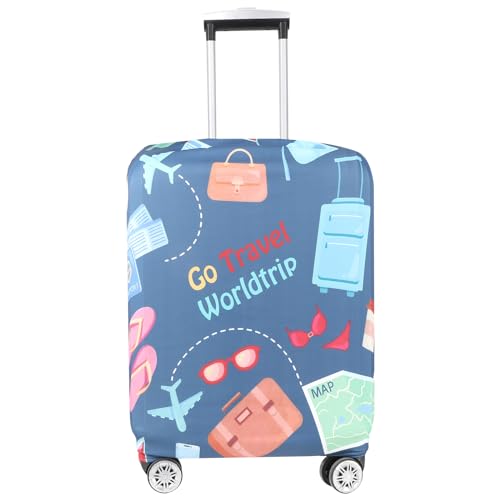 Elastisch Reise Kofferschutzhülle Gepäckabdeckung 48–52 cm Schutzhülle für Reisekoffe Waschbar Luggage Suitcase Cover Kann Verwendet Werden den Koffer vor Kratzern zu Schützen Geeignete Koffergröße