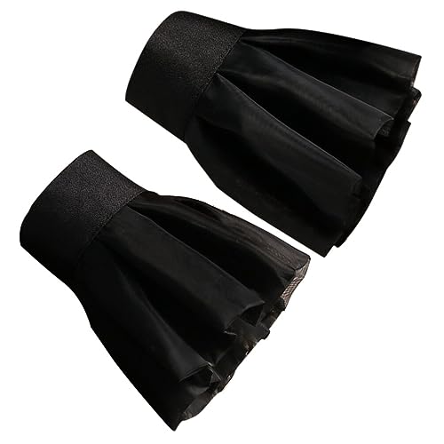 EXCEART 1 Paar Manschette Aus Organza Pulswärmer Fake-ärmelbündchen Süße Fake-ärmel Handgelenkmanschetten Für Die Dame Handgelenksmanschetten Lolita Fräulein Chiffon Kleidung Armband