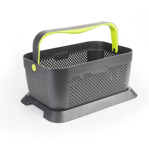 rati Basket - Grün, Smarter Auto Korb zum Einkauf & Outdoor-Aktivitäten, mit Befestigungsadapter zum Kofferraum, rutschfest und Stabil während der Fahrt I Schwarz, aus 94% Recycling Material