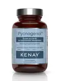 Pycnogenol - Extrakt aus Rinde der französischen Seekiefer - 100mg pro Tagesdosis - pflanzliche Kapsel - Vegan - Ohne Magnesiumstearat - 60 Kapseln vegan KENAY EUROPE PREMIUM PRODUKT