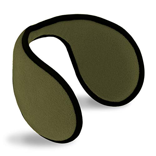 fiebig Ohrenschützer (Ohrenwärmer) für Damen und Herren | Earband in One Size Einheitsgröße 54-63 cm | innovativer Ohrenschutz hält die Ohren warm im Winter | Ohrwärmer (Khaki)