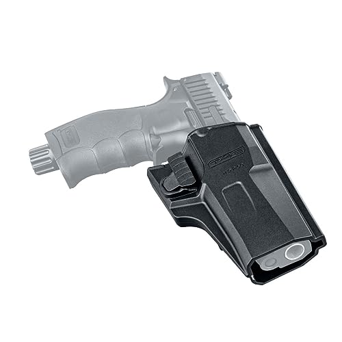 T4E Holster aus Polymer, für HDP 50 / TP 50, Gürtelaufnahme höhenverstellbar und auf Gürtelbreite einstellbar