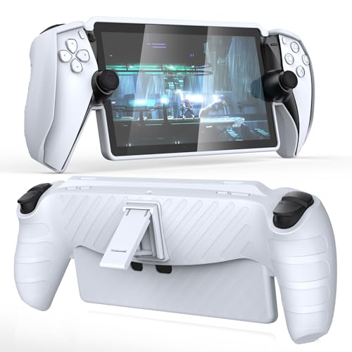 FASTSNAIL Schutzhülle für PS Portal Remote Player, PSP Zubehör kompatibel mit Playstation Portal Remote Player, Case für PS5 Portable（Weiß）