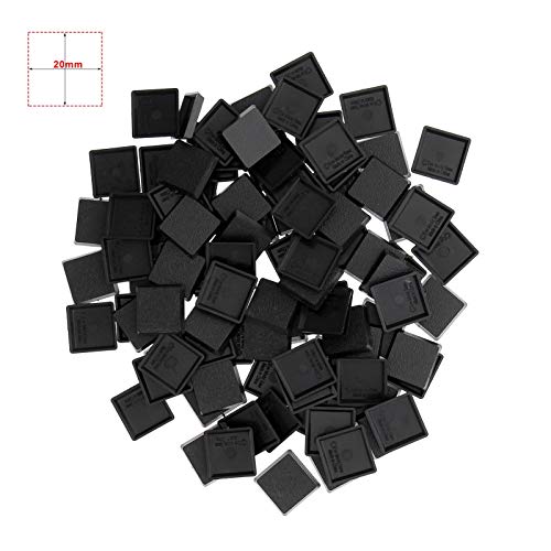 Evemodel 100Stk. Quadratisch Bases 20*20mm Model Base Kunststoff Miniatur Kriegsspiele