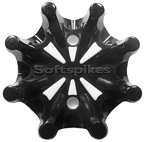 Soft Spikes Unisex-Adult Pulsar Cleat (FTS 3.0), schwarz-schwarz, Fast Twist Fitting