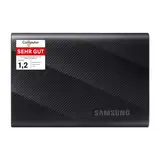 Samsung Portable SSD T9, 4 TB, 2.000 MB/s Lesen, 2.000 MB/s Schreiben, USB 3.2 Gen.2x2, Externe Festplatte für professionelle Anwender, Kompatibel mit Mac, PC, Smartphone und 12K Kameras, MU-PG4T0B/EU