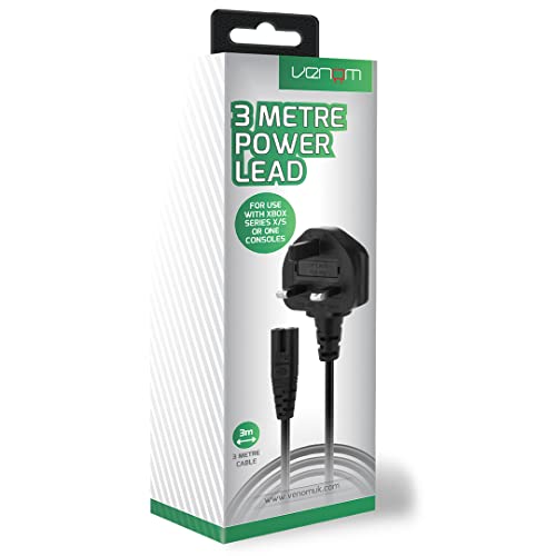 Venom 3 Metre Replacement Power Cable (Xbox Series X & S/Xbox One)