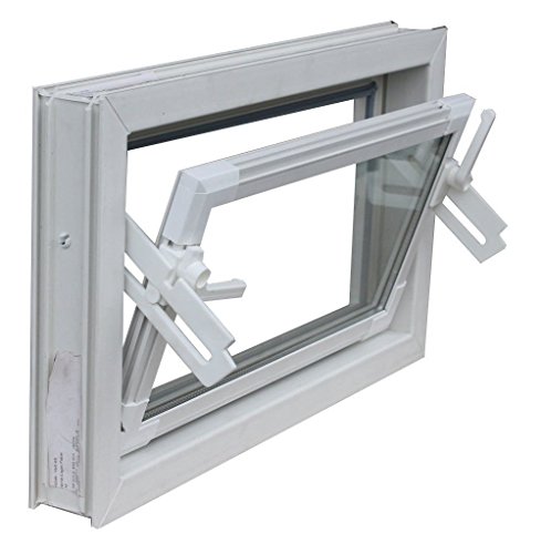 Kippfenster weiss 80 x 40 cm Isolierglas