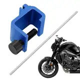 Motorrad-Kettenversteller, Aluminiumlegierung, Rennmotorrad-Ketten-Einstellwerkzeug, tragbares, schnelles und genaues Ausrichtungswerkzeug für Motorrad, ATV, Sport, Dirt Scooter