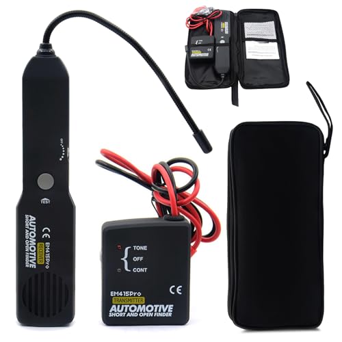 Kabelbruch Suchgerät, Cable Tracker, Kabelfinder Kabeltester EM415PRO, Kabel Tracker, Netzwerk Kabel Tester, Multifunctional Cable Checker Leitungssucher, Auto Reparatur Werkzeug, Netzwerkkabel Tester