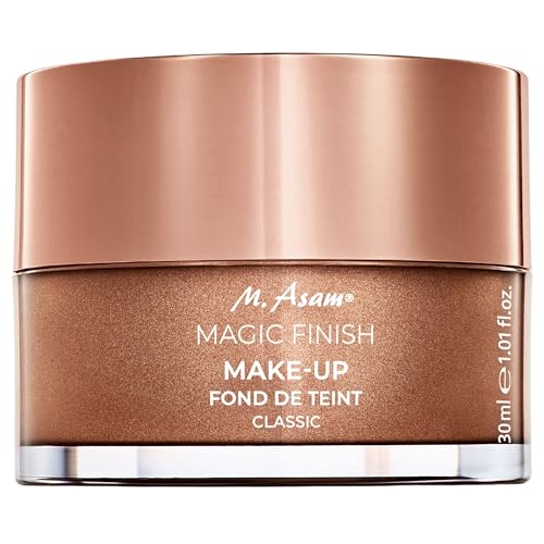 M. Asam Magic Finish Make Up Mousse (30ml), 4-in-1 Primer, Make up, Puder & Concealer, natürliche & leichte Foundation für jeden Hauttyp, vegane Schminke