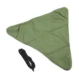 Klappbarer Campinghocker aus Stoff mit Canvas-Material und Wasserdichtem Design in Militärgrün – Tragbarer, Leichter, Faltbarer Outdoor-Hocker für Camping, Angeln, Reisen – 36,5