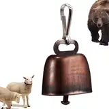 Bärenglocke, Laute Bärenglocken | Warnende Bärenabwehrglocke,Tragbare Karabinerglocke, Geräuschmacher, Haustiere, Wanderglocken für Reisen, Wandern, Camping,