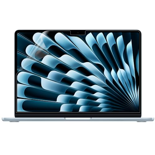Arisase 2 Stück Anti-Glare Matte Displayschutzfolie für MacBook Air 34,5 cm (13,6 Zoll) (A3240, M4 Chip), Anti-Reflex Zubehör 5H Härte Schutzfolie für MacBook Air 13,6 Zoll (Matt Klar)