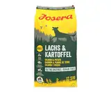 JOSERA Lachs & Kartoffel (1 x 12,5 kg) | getreidefreies Hundefutter | Lachsprotein als einzige tierische Proteinquelle | Super Premium Trockenfutter für ausgewachsene Hunde | 1er Pack