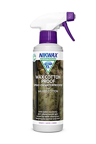 Nikwax Unisex - Nikwax Wax Cotton Proof Neutral 300 Ml Spray , Clear, Unisex EU