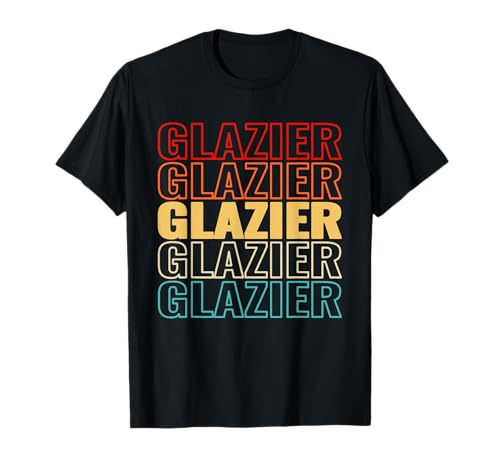 Handwerker Glasverarbeitung Glazer Retro Glasarbeiter T-Shirt