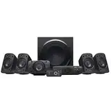 Logitech Z906 5.1 Sound System, Lautsprecher mit 1000 Watt Surround Sound, THX, Mehrere Audio-Eingänge, Fernbedienung, EU Stecker, PC/PS4/Xbox/Stereo-Anlage/TV/Smartphone/Tablet - Schwarz