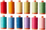 Aurifil CW50PQC12 Gewinde-Set, sortiert