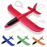 Maxentico Flugzeug Spielzeug, Styroporflieger Kinder Planes Wurfgleiter Styroporflugzeug, Styropor Flugzeuge Airplanes Gleitflugzeuge Toys Jungen, Segelflugzeug Flieger Airplane Toy Styropor-Flieger