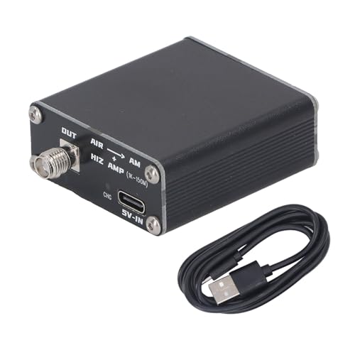 Air to AM Hiz AMP Frequenzwandler Aluminiumlegierung Hochwiderstandsverstärker Breite Frequenzabdeckung Verbessertes Empfang tragbares Design für Heimreise