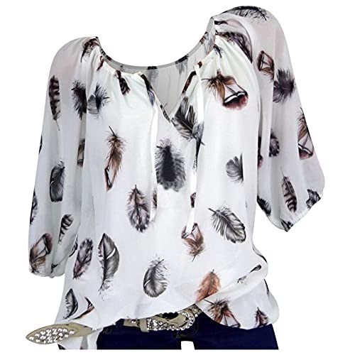 Tages Angebote Damen Chiffon Bluse Elegant Shirt Basic Pullover Baumwolle Grün Weiß Gestreiftes T-Shirt Lang Top Bekleidung Sale Marken Sommer